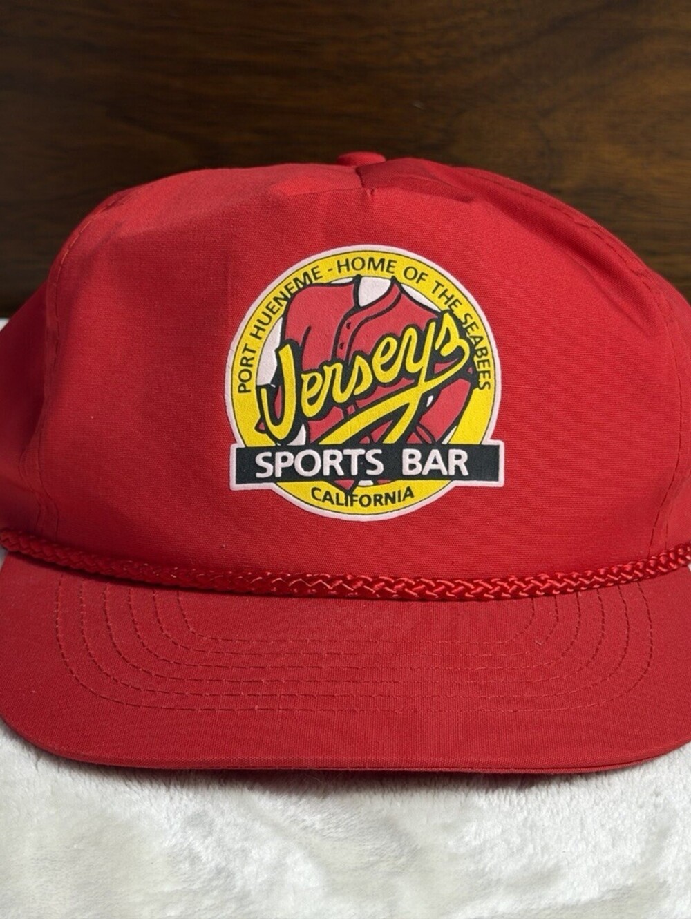 Vintage Jerseys Sports Bar Port Hueneme California Rope Hat Cap Otto Snapback
